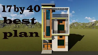 17*40 small home design # 17 by 40 house plan # 17 by 40 house design