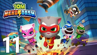 Talking Tom Hero Dash Gameplay Walkthrough Part 11 - Super Angela 2024 (iOS/Android)