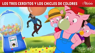 Los Tres Cerditos y los Chicles de Colores 🐷 | Cuentos infantiles para dormir en Español