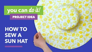 Easy Sew Beach Hat