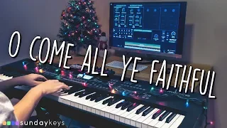 O Come All Ye Faithful - Keyboard Cover using Mainstage 3