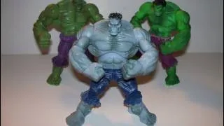 MARVEL UNIVERSE GREY HULK ACTION FIGURE TOY REVIEW