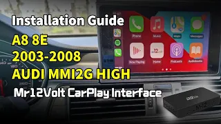 Tips to install MOST bus Apple Carplay Audi A8 MMI 2G(2003-2008)