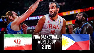 Iran 🇮🇷 vs Philippines 🇵🇭 - Classic Full Games |  FIBA Basketball World Cup 2019