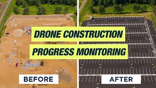 Drone Construction Progress Monitoring: Flight Demonstration