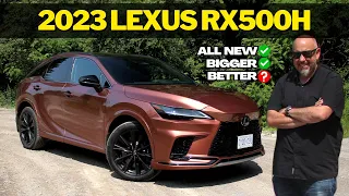 Luxury, Power, and Efficiency Combined: The 2023 Lexus RX500h