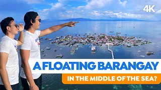 A Floating Barangay in the Middle of the Sea? | 4,000 People Live Here! | Dawahon Island | NowInPH