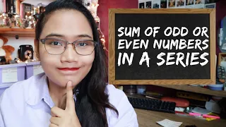 Gaussian Series Part 2: Sum of Odd or Even Numbers in a Series - Civil Service Review