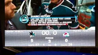 NABBY BURIES/SHUTS OUT AVS! Sharks/Avalanche WCQF Game 5 Final 1:00 & 3 Stars - 4/22/10