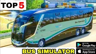 Top 5 offline Bus Simulator Games for Android 2022 || Best Bus Driving games || Gaming consultant