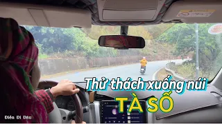 Tết Mông P7 Anh Tú Xe Đầu Kéo Vlog thử thách tay lái Phúc Điền xuống đèo đi chợ nấu lẩu