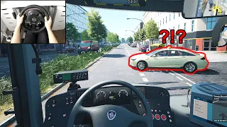 THE WORST BUS DRIVER IN THE WORLD!!! - THE BUS (Steering Wheel + Shifter) Gameplay