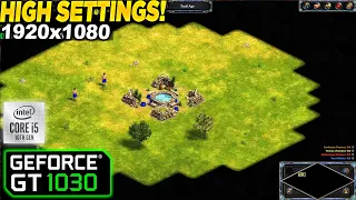 Age of Empires Definitive Edition GT 1030 - 1080p High,