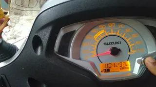 Suzuki Access 125 BS6 Oil change indicator Reset