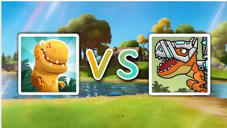 Dino Bash vs Cyber Dino gameplay ☺️