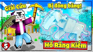 MINECRAFT THỜI ĐẠI KHỦNG LONG * TẬP 5 | LỘC TÌM CÁCH GIẢI CỨU HỔ RĂNG KIẾM TỪ KỶ BĂNG HÀ VÀ 🦖 MỚI 🥰