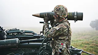 U.S Army Live Fire M119A3 and M777A2 Howitzers