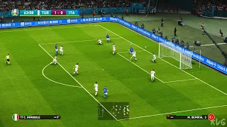 eFootball PES 2021 - Turkey vs Italy - UEFA EURO 2020 Gameplay (PS5 UHD) [4K60FPS]