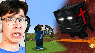 I Scared My Friend as Black Ghast in Minecraft