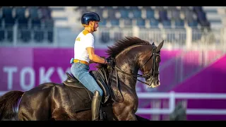 Nederlands kampioen Edward Gal met de hengst Glocks Total Us