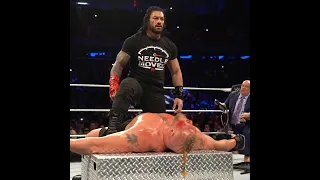 Roman Reigns - vicious Attack to Brock Lesnar / Madison Square Garden (March 5th, 2022)