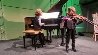 Miles Marsollek (6 y.o.) Concertino in Russian Style, op. 35 by Alexej Janschinow - BTHVN Wien 2022