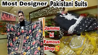 Most Designer Pakistani Suits At Great Prices||wholesale Pakistani suits in Jammu#explore#market