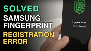 Samsung Galaxy Fingerprint Trick | Couldn't Register Fingerprints | Should Work On Most Phones