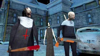 GRANNY 3 IN EVIL NUN ATMOSPHERE - FULL GAMEPLAY