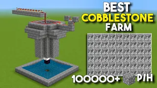 AUTOMATIC COBBLESTONE FARM IN MINECRAFT BEDROCK 1.20(MCPE/X BOX/CONSOLE/PS4/NINTENDO) ||