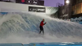 Strapped Standup Semi Final 1 - La Ola Mall Sport FlowRider Flow Barrel Santiago, Chile