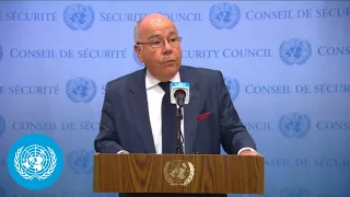 Brazil (Security Council President) on the situation in Gaza - Security Council Media Stakeout