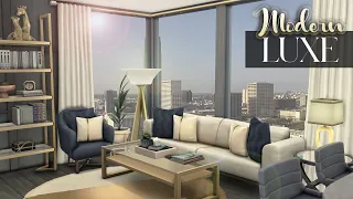 MODERN LUXE APARTMENT | No CC | The Sims 4: Modern Luxe Kit Speed Build