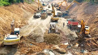 fullVideo!Wonderful Working Operation Power Strong Machinery Caterpillar Use Technique Pushing Stone