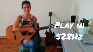 528Hz Guitar Tuning - Major and Minor Chords