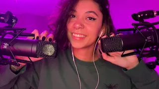 Ear to Ear Whispers & Hand Movements w/ Long Nails ~ ASMR