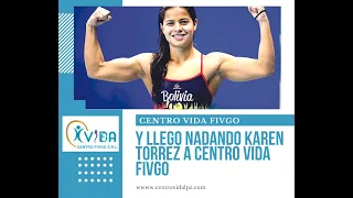 Karen Torrez visita Centro Vida FIVGO