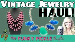 PRETTY Vintage Jewelry Haul Unboxing