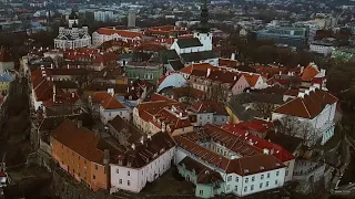 Таллин. Съемки с дрона. Tallinn. Town of wizards. Video by drone