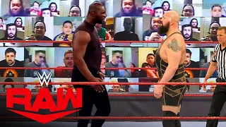 WWE : Omos Jordan Omogbehin Vs Big Show : Monday Night Raw 2021