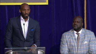 Kobe Speaks at Shaq's Statue Ceremony | March 24, 2017