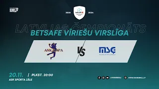 ASK Zemessardze/LSPA - MSĢ | Betsafe vīriešu virslīga | Latvijas čempionāts 2023/2024