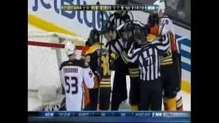 Ducks Chris Stewart Fights Bruins Tory Krug