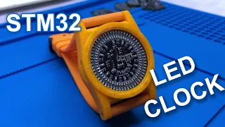 DIY LED watch on STM32! JLCPCB.com