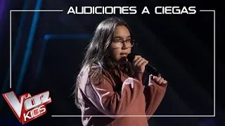 Ana Escudero canta 'Beautiful' | Audiciones a ciegas | La Voz Kids Antena 3 2019