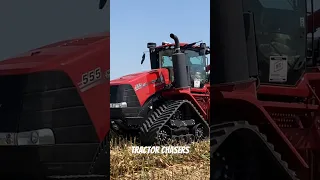 Case IH Steiger 555 on Unferverth grain cart. #tractor #farmequipment #harvest