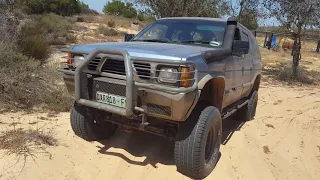 Nissan TD27 D21 Sani4x4 Sand Crawling