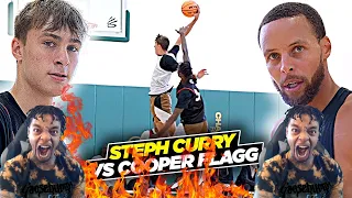 FlightReacts To Steph Curry vs Cooper Flagg & Top HS Players 5V5 Curry Camp Day 1 & 2!