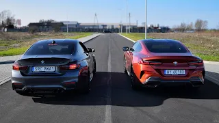 M850i vs M4 | ACCELERATION & REVS