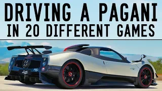 DRIVING A PAGANI IN 20 DIFFERENT GAMES (The Crew, NFS Payback, Forza 7, Horizon 3, Driveclub + More)